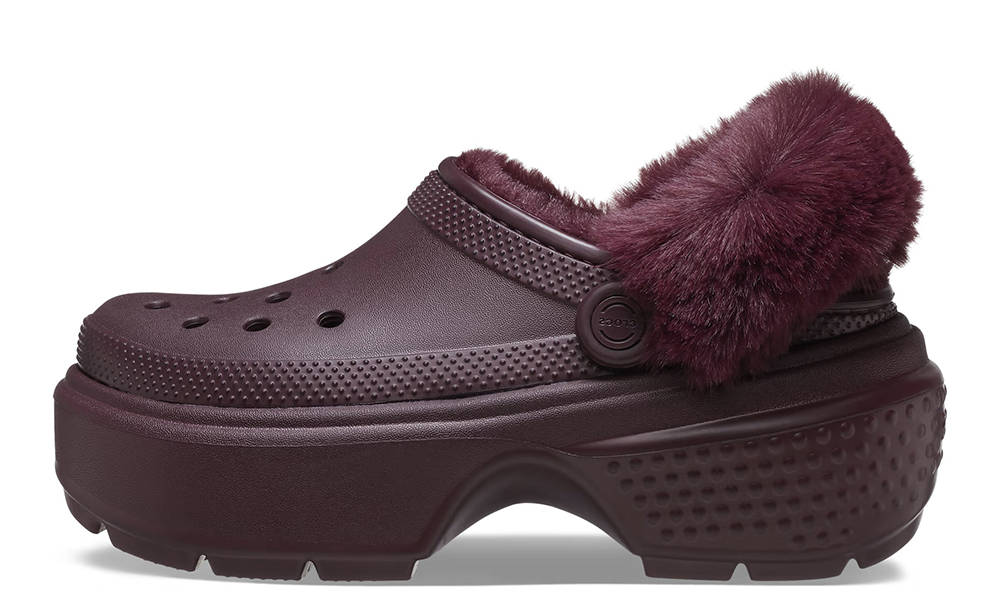 Crocs Stomp Lined Clog Dark Cherry