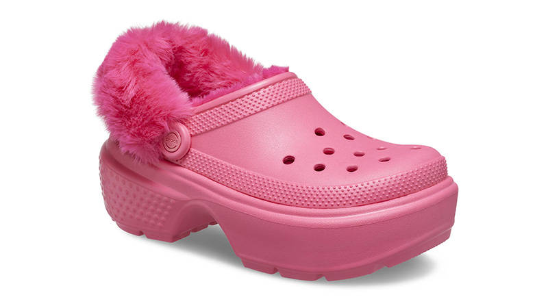 Crocs Stomp Lined Clog Hyper Pink side