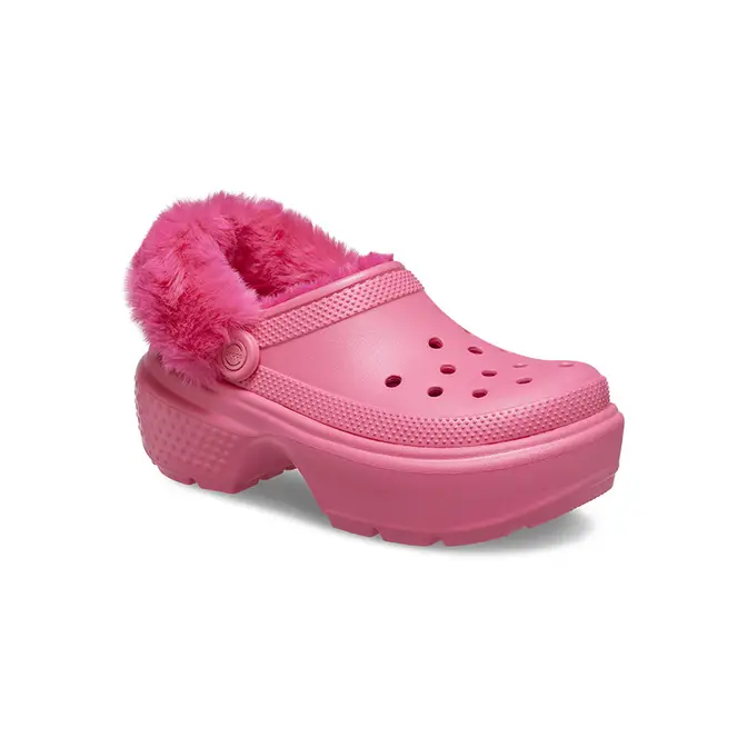 Crocs Stomp Lined Clog Hyper Pink Where To Buy 208546 6vz The Sole Supplier 7731