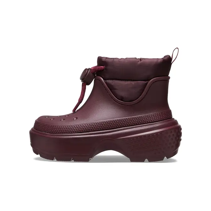 Crocs Stomp Puff Boot Dark Cherry | Where To Buy | 209324-6WD | The ...