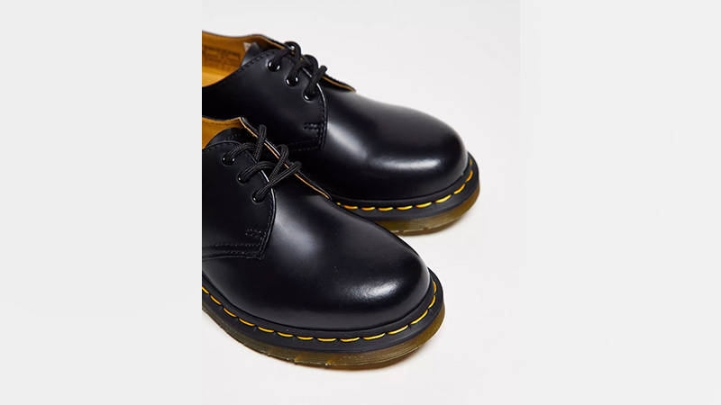 Dr Martens 1461 3-Eye Black closeup