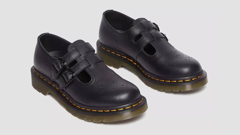 Dr. Martens Mary Jane 8065 Virginia Leather Black 30692001 Side