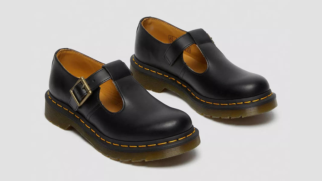 Dr. Martens Mary Jane Polley Smooth Leather Black 14852001 Front