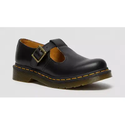 Dr. Martens Mary Jane Polley Smooth Leather Black 14852001 Side
