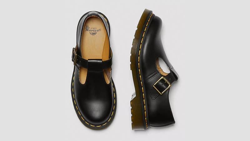 Dr. Martens Mary Jane Polley Smooth Leather Black 14852001 Top