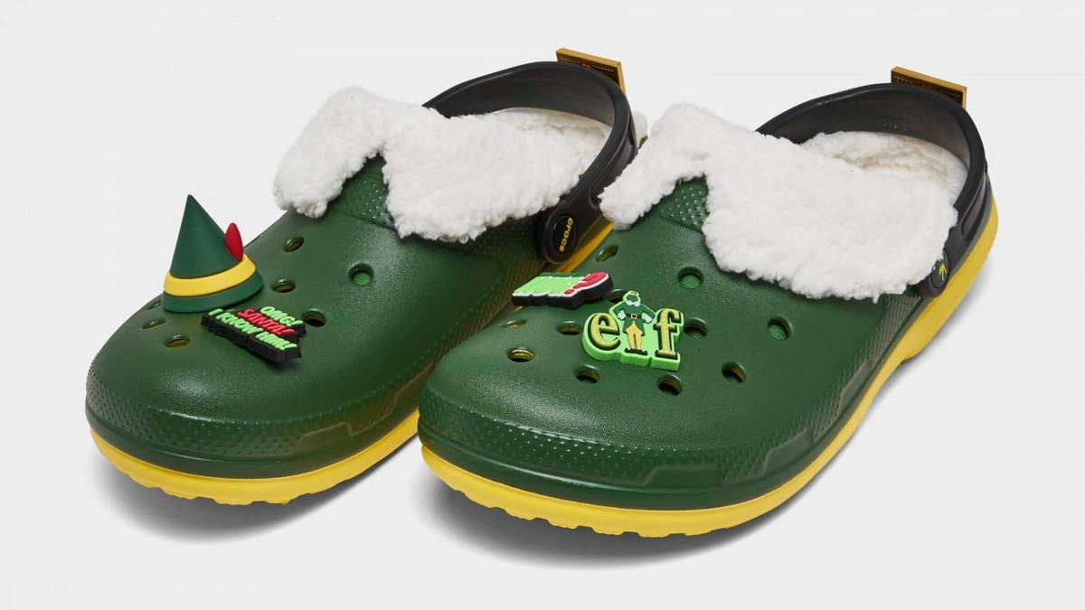 Elf x Crocs PINK Classic Clog Green