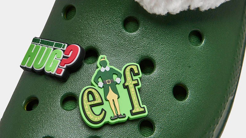 Elf x Crocs Classic Clog Green 209377P-761 Back