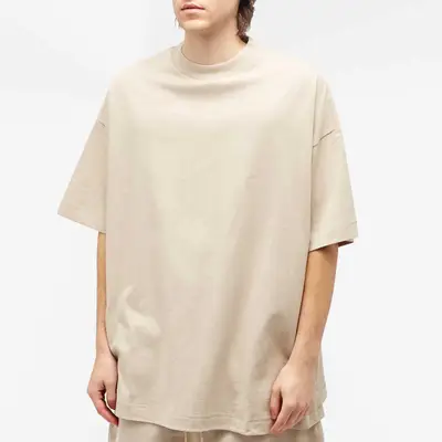 Fear of God Essentials Essential T-Shirt Silver Cloud Front