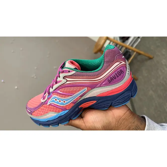 Jae Tips x Saucony ProGrid Omni 9 Pink Blue | Where To Buy | The Sole ...