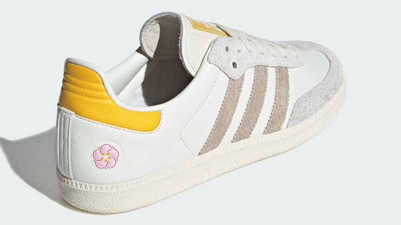 Kasina x adidas Samba Off White Khaki Back