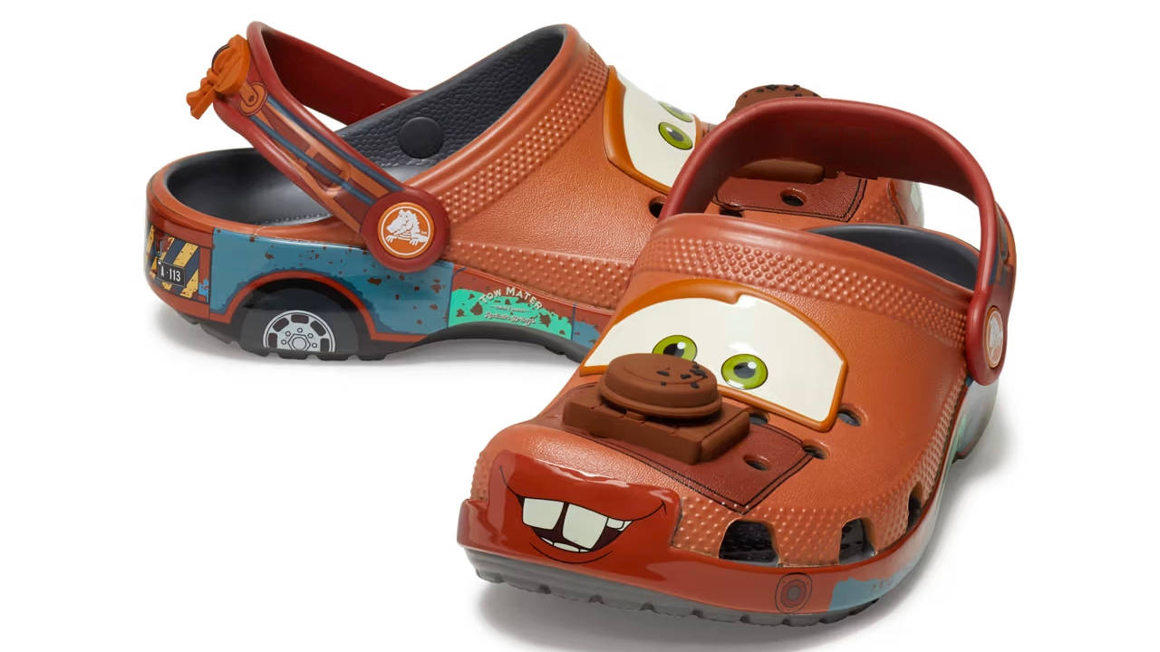 Someone Call Towing & Salvage? The Pixar x Crocs Classic Clog "Mater" is Dropping Today