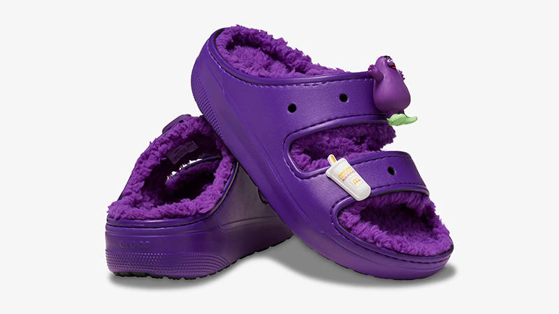 McDonald’s x Crocs Cozzzy Sandal Grimace 209392-510 Front