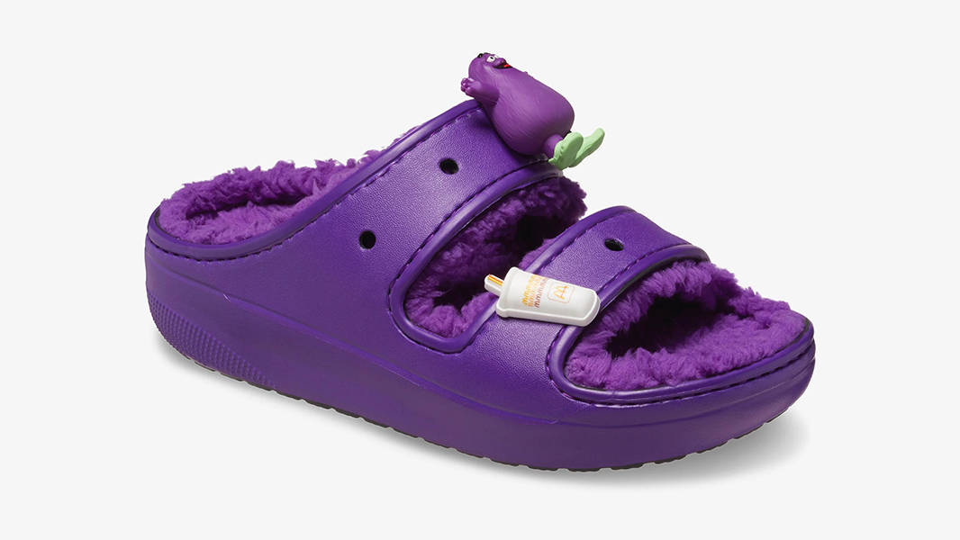 McDonald’s x Crocs Cozzzy Sandal Grimace 209392-510 Side