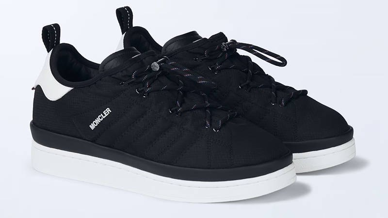 Moncler x adidas Campus Black White IG7868 Side