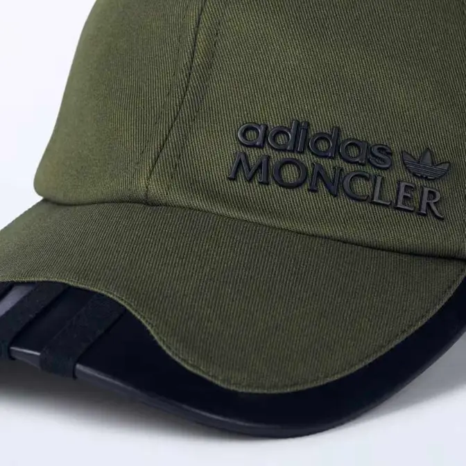 Moncler x adidas Originals Baseball Cap Night Cargo Closeup 1