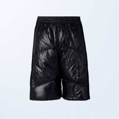 moncler x adidas originals down filled bermuda shorts black w380 h380