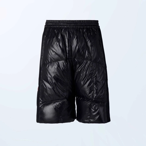 Moncler x adidas wei Originals Down-Filled Bermuda Shorts Black