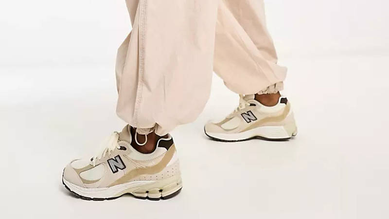 New Balance 2002R Tan Silver Side
