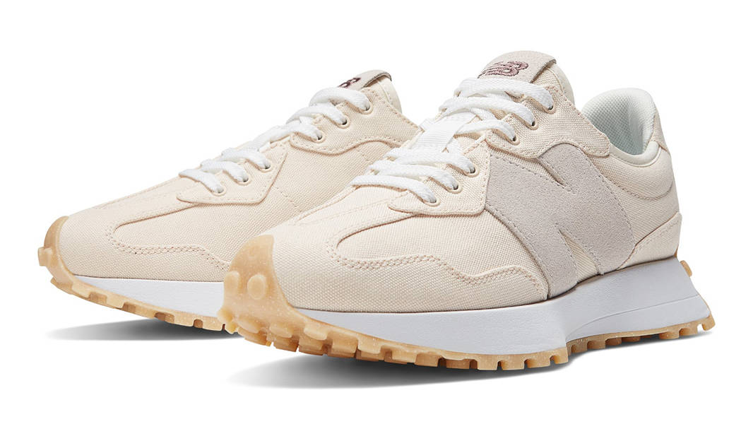 New Balance 327 White Cream Gum WS327US Side