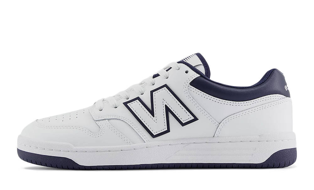 New Balance 480 White Navy