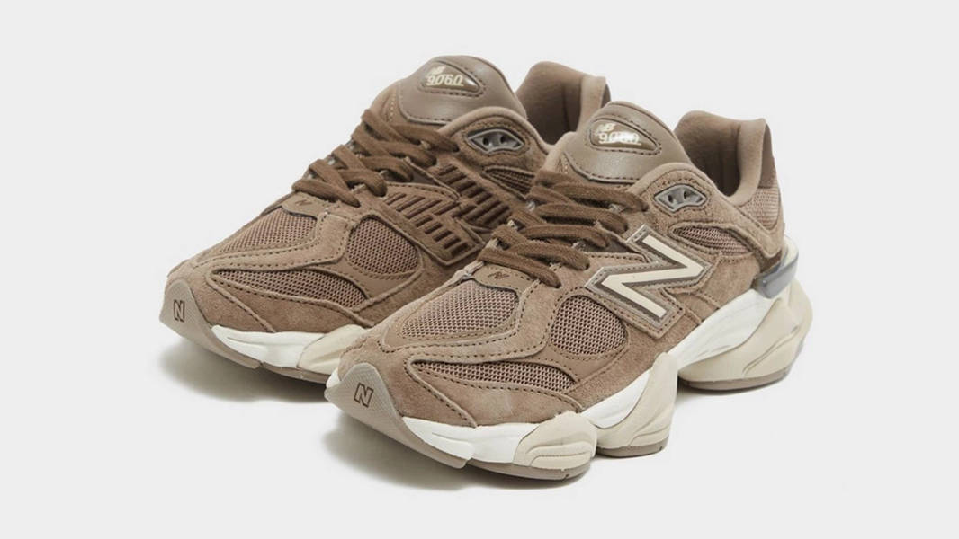 New Balance 9060 Mushroom Brown Side