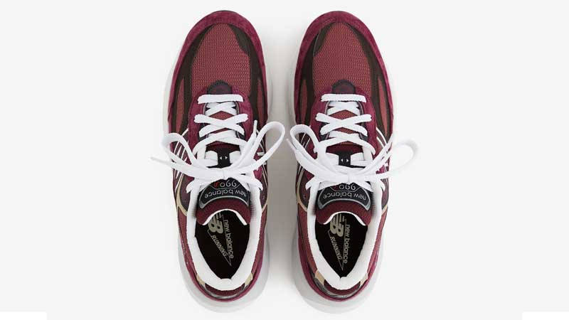 New balance m990 sales burgundy