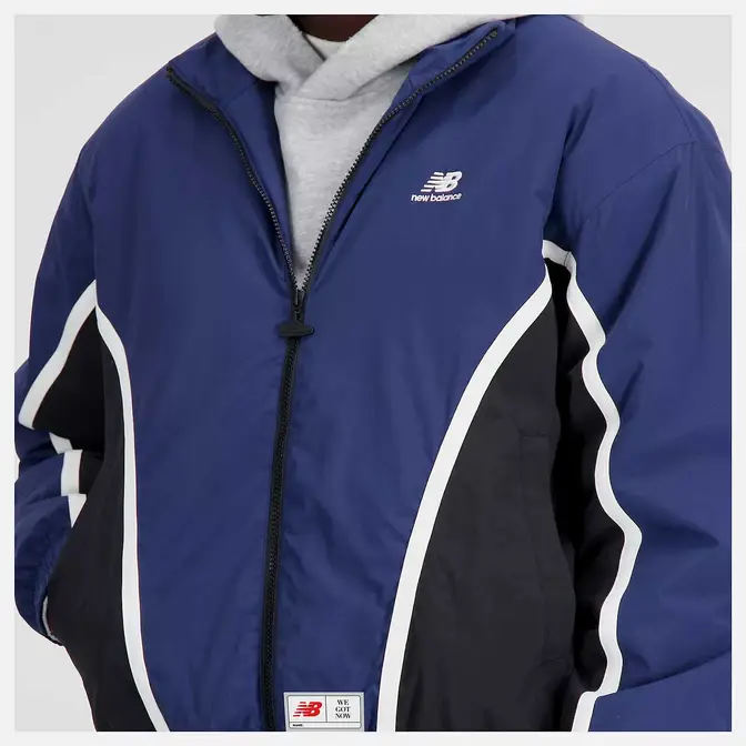 New Balance Hoops Woven Jacket | Where To Buy | MJ33585NNY | The Sole ...