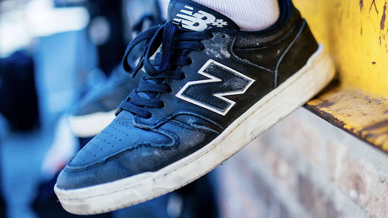 New Balance Numeric 480 Yin and Yang Pack Black NM480YIN on foot