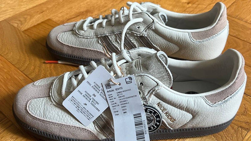 Nice Kicks x adidas Samba Talc Brown Where To Buy IE0172 The Sole Supplier