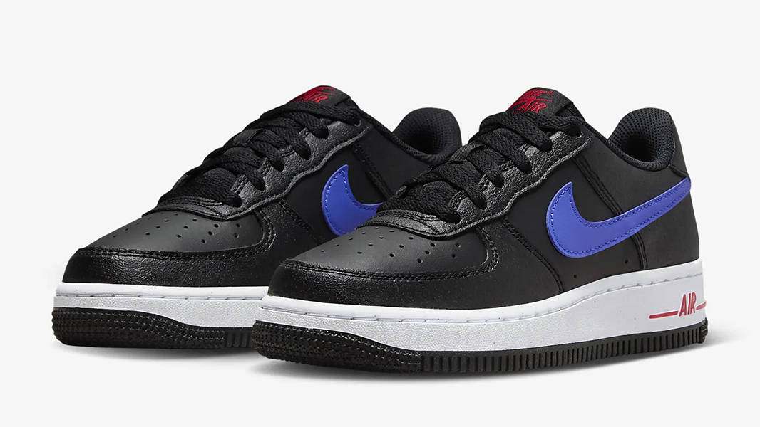 Nike Air Force 1 Low GS Black Royal FV0367-001 Side