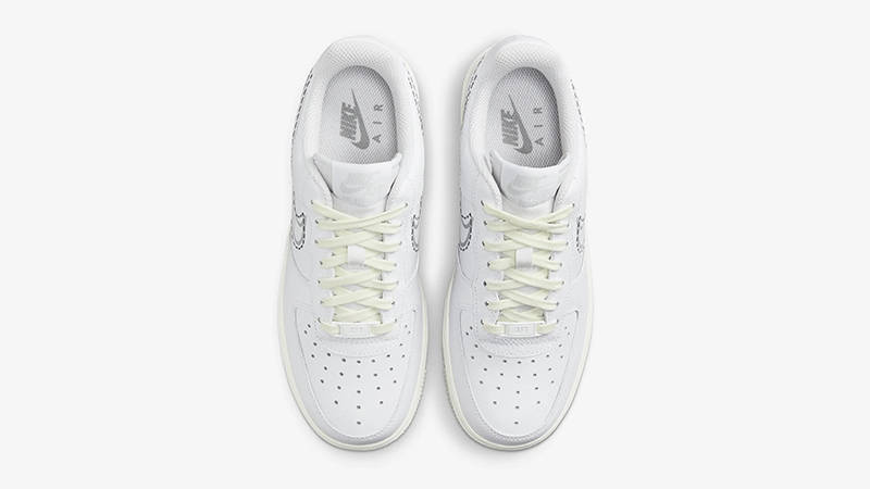 Nike Air Force 1 Low Multi-Swoosh White Sail FV0951-100 Top