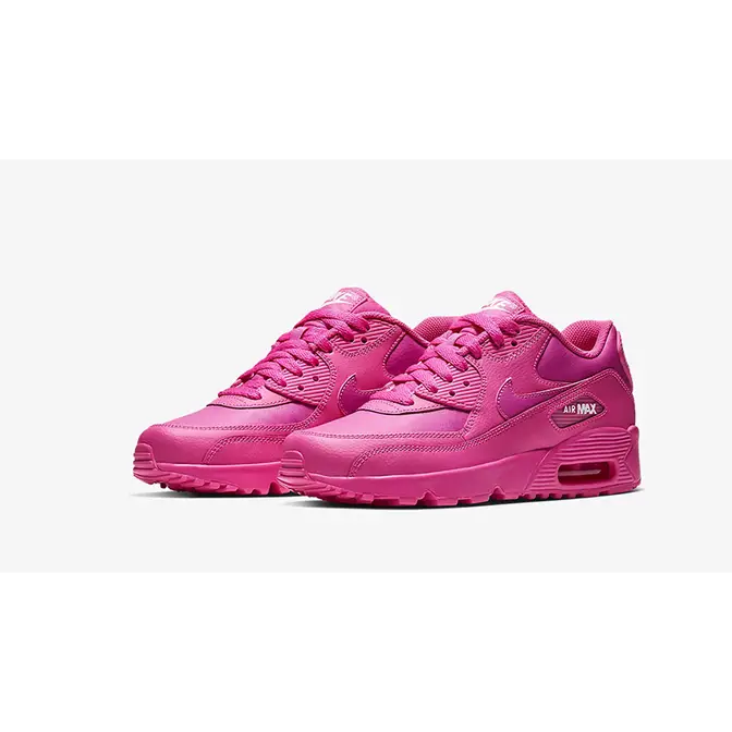 Nike Air Max 90 Leather Laser Fuchsia front