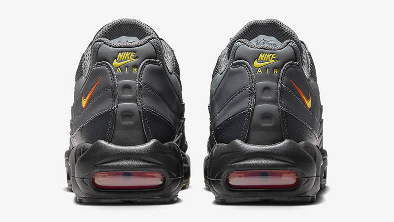 Nike Air Max 95 Anthracite Yellow Orange FZ4626-001 Back