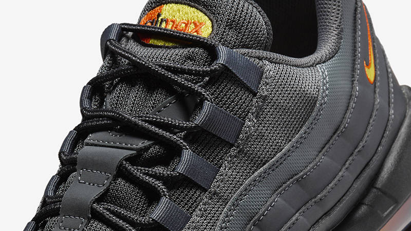 Nike Air Max 95 Anthracite Yellow Orange FZ4626-001 Detail