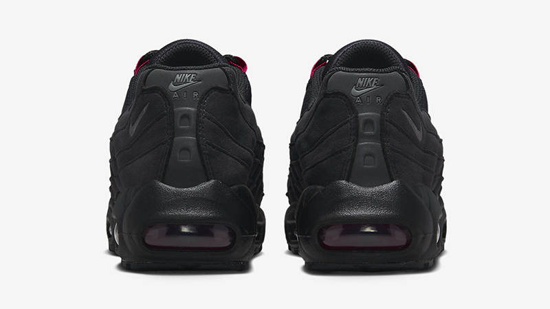 Nike Air Max 95 GS Black Gym Red FQ2430-001 Back