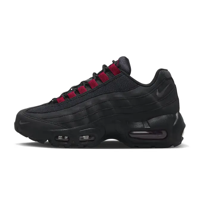Nike Air Max 95 GS Black Gym Red | Where To Buy | FQ2430-001 | The Sole ...