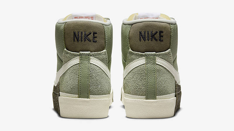 Nike Blazer Mid Pro Club Olive DQ7673-301 Back