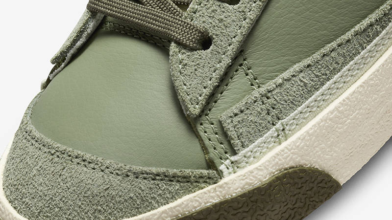 Nike Blazer Mid Pro Club Olive DQ7673-301 Detail