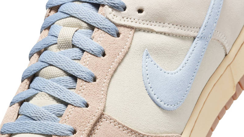 Nike Dunk Low Coconut Milk Light Armory Blue HF0106-100 Detail