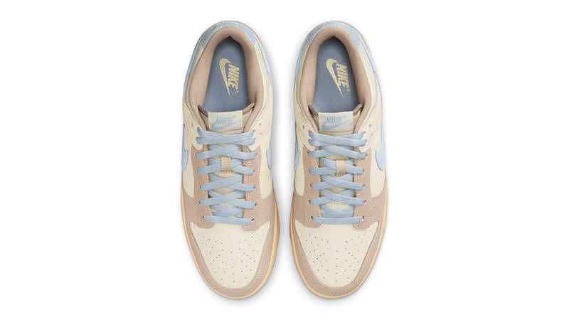 Nike Dunk Low Coconut Milk Light Armory Blue HF0106-100 Top