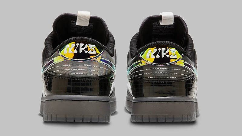 Nike Dunk Low Hyperflat Black Grey Back