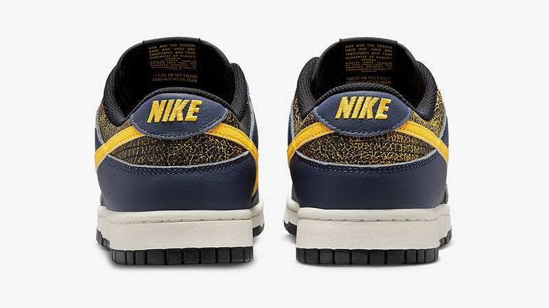 Nike Dunk Low Vintage Michigan FZ4014-010 Back