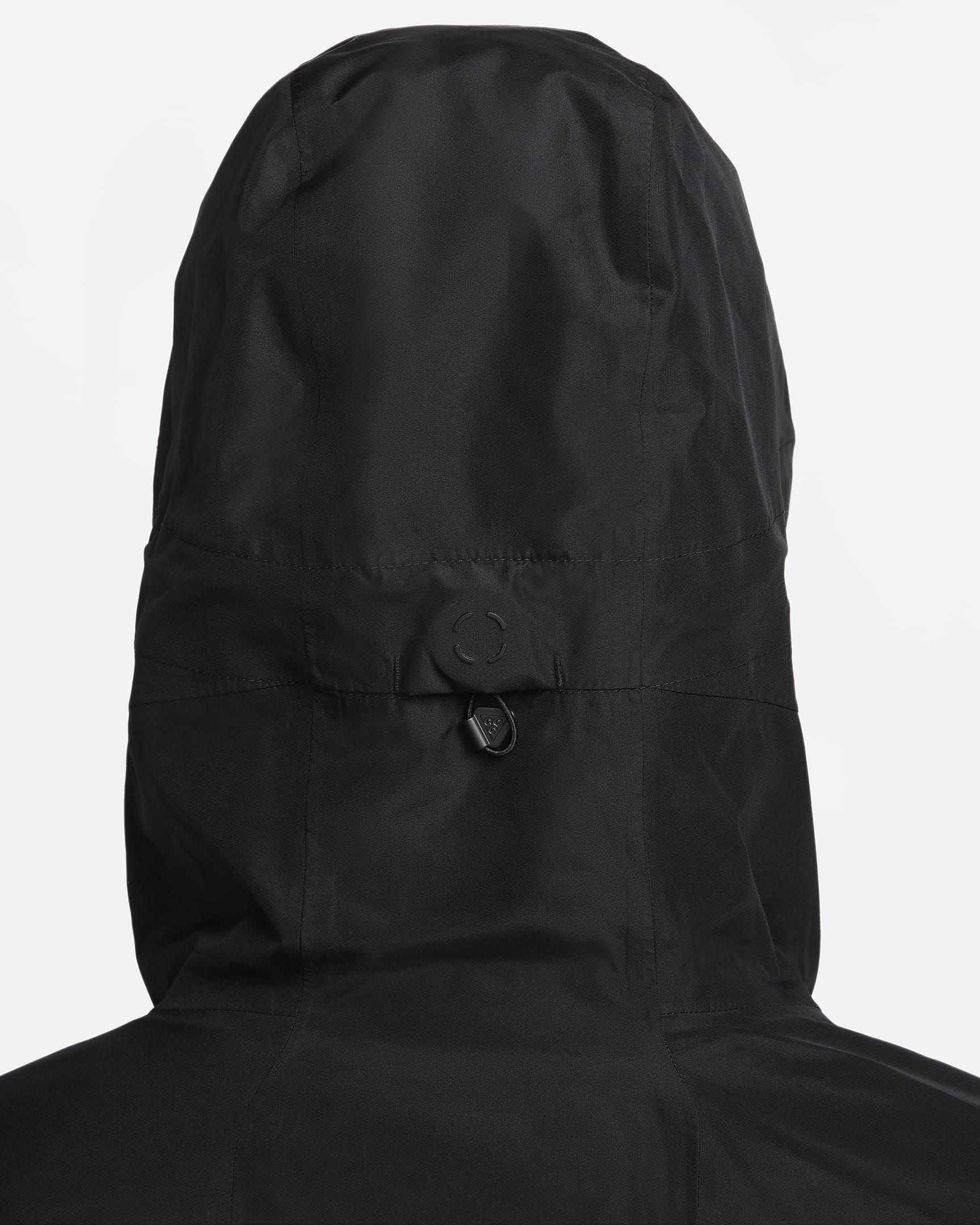 Nike Storm-FIT ADV ACG Chain of Craters Jacket Black Back Closeup