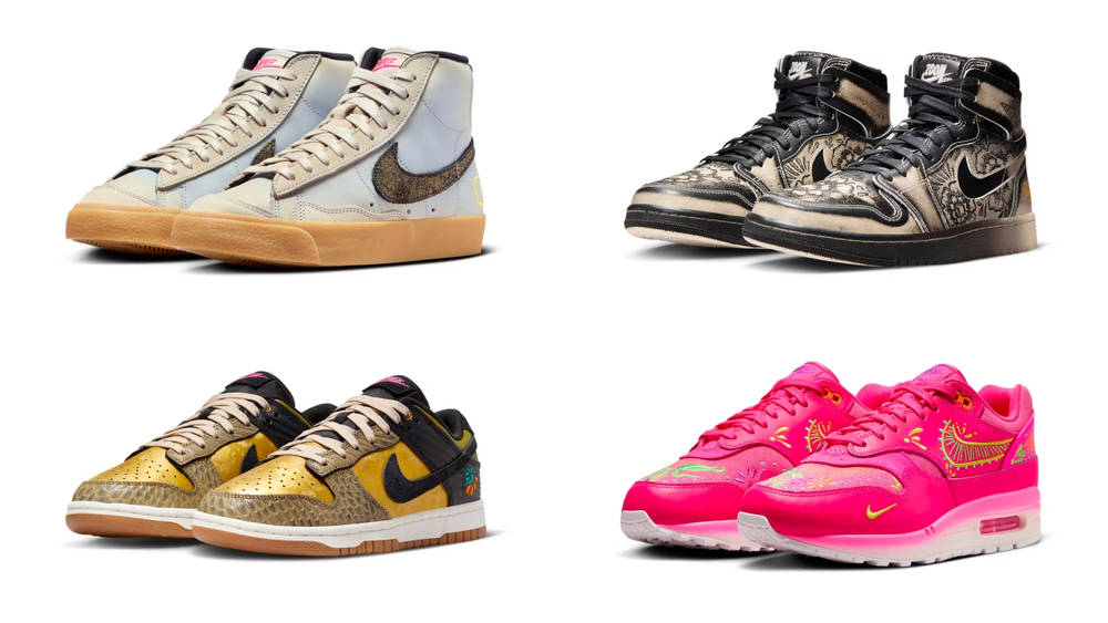 Nike Strengthens Its Día De Muertos Offerings With a Further Four Pairs
