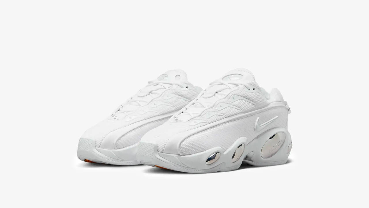 This Nike NOCTA Glide is a "Triple White" Masterpiece
