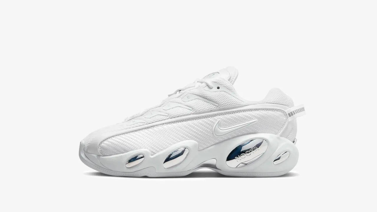 This Nike NOCTA Glide is a "Triple White" Masterpiece