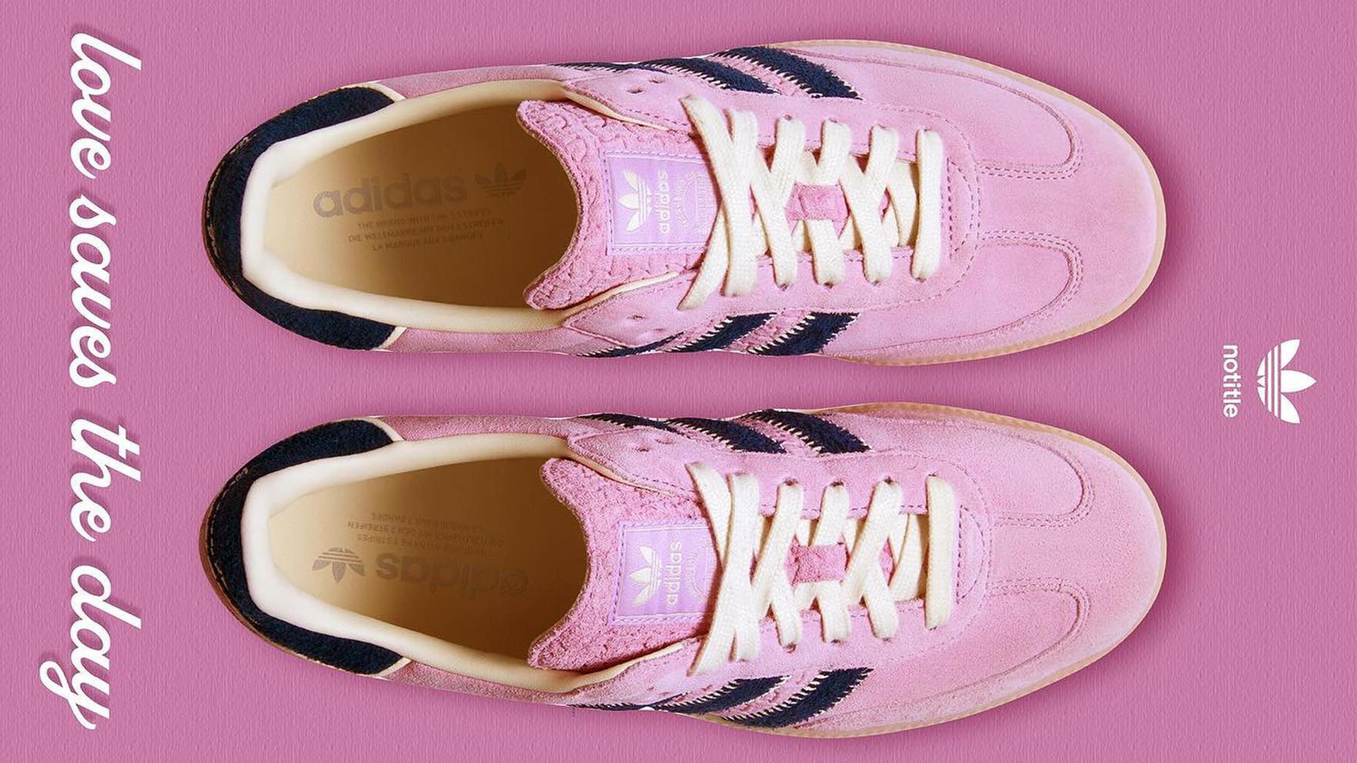 notitle x adidas Samba Pink