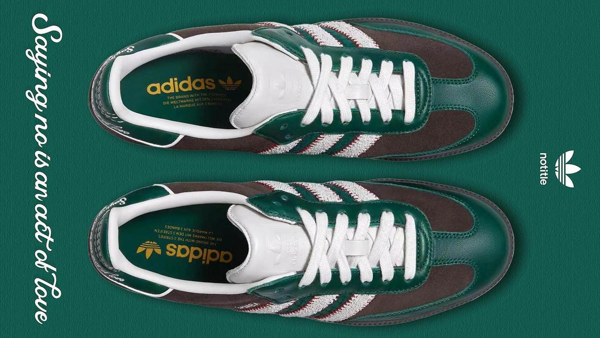 notitle x adidas Samba Green