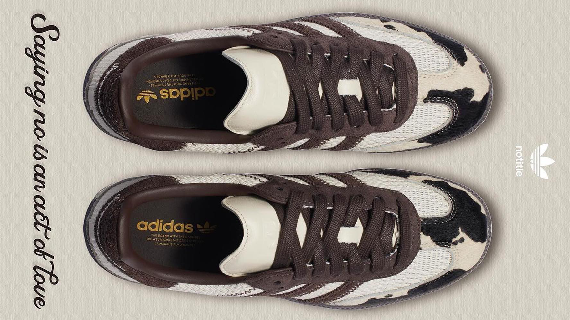 notitle x adidas Samba Brown