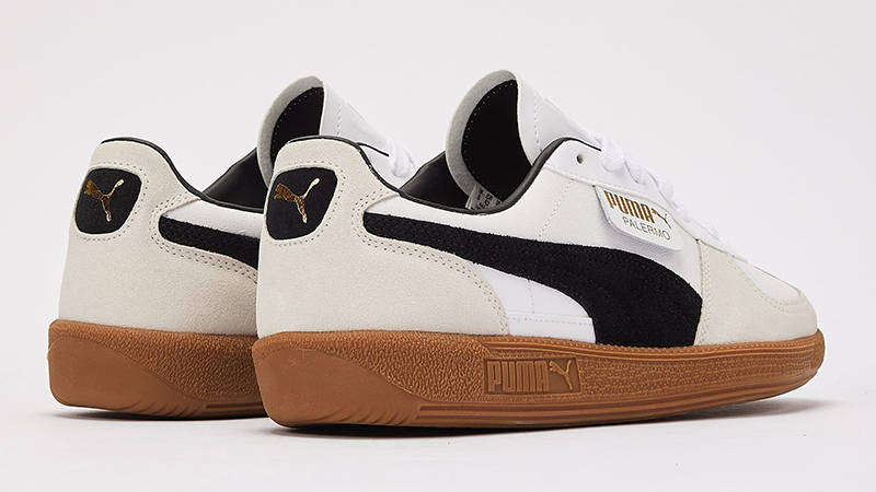 PUMA Palermo White Black 396464-01 Back